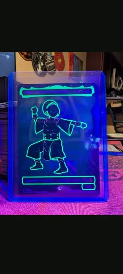 Toph, the First Metalbender (Borderless) (Neon Ink Foil) Avatar: The Last Airbender Foil for sale online - Image 3