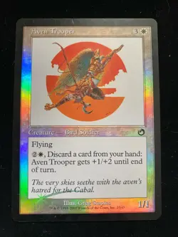 Aven Trooper MTG Torment Common 2/143 Foil LP - Image 1