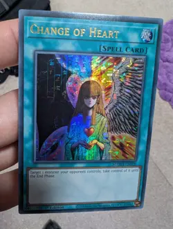 YuGiOh! Change of Heart MAMA-EN078 Pharaoh's Rare 1st Ed - Image 2