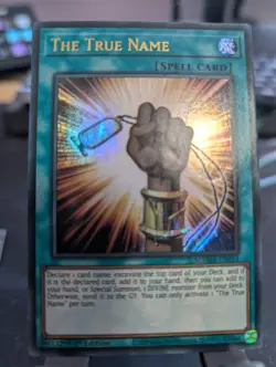 YuGiOh! The True Name MAMA-EN113 Pharaoh's Rare Ultra 1st Ed - Image 1