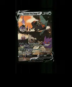 Fan-Art READ DESCRIPTION BELOW HOLO Gengar Card Gengar Pokemon Card p1 - Image 1