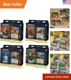 Magic MTG Fallout Deck Bundle - Includes Hail Caesar, Scrappy Survivors & More - Image 1