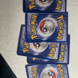5 Omanyte Fossil #52/62 Pokemon Cards 1999 1st Edition Card Bundle - Image 2