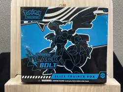 Pokemon TCG: Black Bolt Elite Trainer Box Factory Sealed In Hand See Description - Image 1