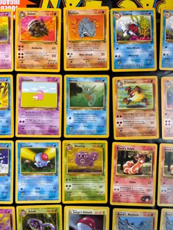 Pokemon Vintage Non-Holo Lot of 48 Jungle Gym Hereos Fossil Some Doubles - Image 5