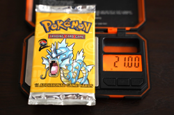 21.00g Pokemon TCG Base Set 2 Booster Pack 2000 Gyarados Art WOTC Vintage Sealed - Image 1