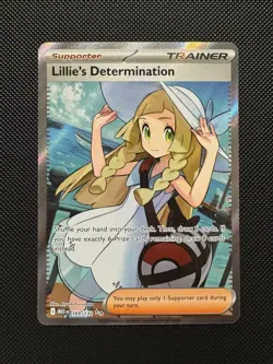 Pokemon TCG MEGA EVOLUTION Lillie's Determination 169/132 Illustration Rare - Image 1