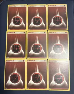 Pokemon EX Ruby & Saphire Fighting Energy Common Energy Card 105/109 x9 mp-nm - Image 1