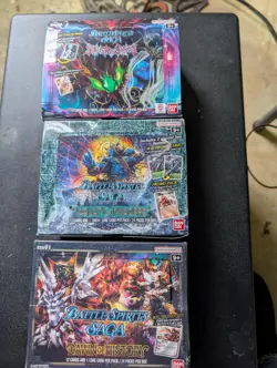 Battle Spirits Saga Cards - Three Boxes - BSS01/BSS03/BSS04 - Image 1
