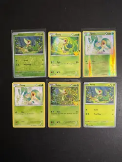6x Snivy Pokemon Card Collection Reverse Holo Confetti McDs 25th XY SWSH SV PTCG - Image 1