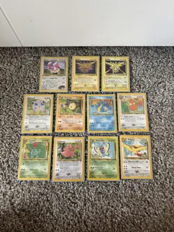 Pokemon TCG Southern Islands Card Lot - 11 Cards Non Holo + 3 Cards Zapdos holo - Image 1