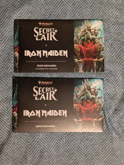 MTG Secret Lair x Iron Maiden - Eddie Unchained Foil​ & Non Foil - New & Sealed - Image 1