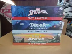 MTG SPIDER-MAN + TARKIR + AVATAR PLAY SEALED BOOSTER BOX LOT - Image 1