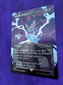Deadly Dispute FOIL and IN HAND Rare MtG Sonic Secret Lair SLD Magic NM Mint2091 - Image 4