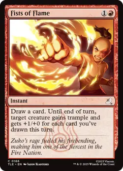 4 x Fists of Flame - Avatar: The Last Airbender: Eternal-Legal - NM-Mint - MTG - Image 1