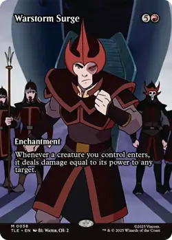 1 x Warstorm Surge - Foil - Borderless - Avatar: The Last Airbender: Eternal-Leg - Image 1