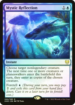 Mystic Reflection FOIL - 069/285 - Rare - Kaldheim KHM MTG - Image 1