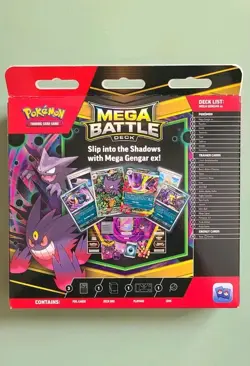 Pokemon TCG Mega Battle Deck Mega Gengar ex Factory Sealed(small Box Defect) - Image 2