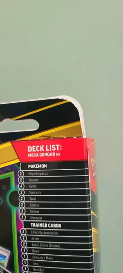 Pokemon TCG Mega Battle Deck Mega Gengar ex Factory Sealed(small Box Defect) - Image 3