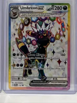 Pokemon TCG Umbreon Ex Espeon Ex Svp 175 176 Promo Pair NM Prismatic Evolution - Image 5