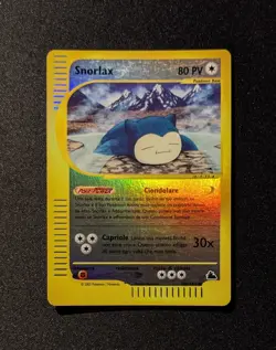 Pokemon SKYRIDGE - #100/144 Snorlax - Reverse Holo - ITA - Excellent - Image 2