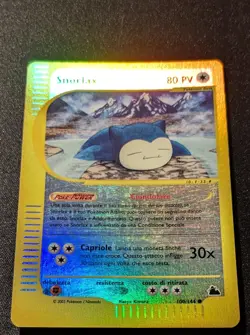 Pokemon SKYRIDGE - #100/144 Snorlax - Reverse Holo - ITA - Excellent - Image 3