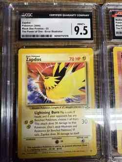 2000 Pokemon Black Star Promo Legendary Birds Moltres Zappados Articuno Chic 10 - Image 3