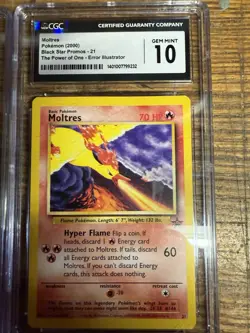 2000 Pokemon Black Star Promo Legendary Birds Moltres Zappados Articuno Chic 10 - Image 4