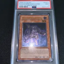 PSA 9 Yugioh 2008 Plaguespreader Zombie CSOC-EN031 Ultimate Rare wow look BGS - Image 1