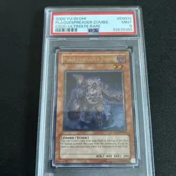 PSA 9 Yugioh 2008 Plaguespreader Zombie CSOC-EN031 Ultimate Rare wow look BGS - Image 3