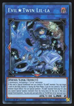 Evil Twin Lil-la - BLCR-EN097 - Secret Rare - 1st Edition Yugioh - Image 1