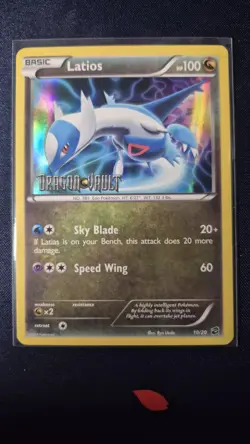 POKEMON TCG: Dragon Vault - Latios Holographic Promo Card 10/20 - Image 1