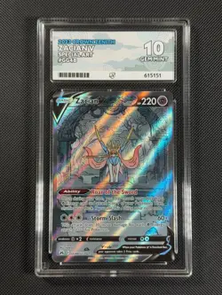 ACE 10 Zacian V GG48/GG70 Pokemon Card SWSH Crown Zenith GEM MINT - Image 1