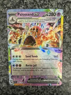 Palossand ex Surging Sparks Set 091/191 Pokemon TCG Card Double Rare - Image 1