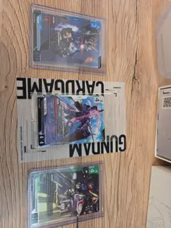 Gundam TCG Open Beta Box English, including all 3 LR, All Cards with Beta Stamp - Image 2
