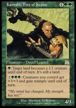 MTG KAMAHL, FIST OF KROSA POOR - MANO DI KROSA - ONS - Image 1