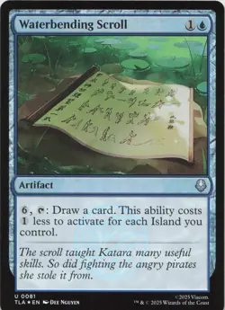 Waterbending Scroll - FOIL - U Avatar: The Last Airbender 81 - MTG - Image 1