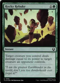 Rocky Rebuke - FOIL - C Avatar: The Last Airbender 193 - MTG - Image 1