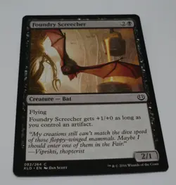 MTG Karte - Foundry Screecher - Creature - Bat- Magic the Gathering Neu - Image 1
