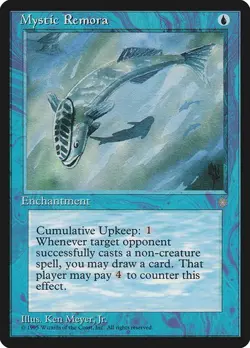 Mystic Remora - ICE - NM - Magic The Gathering - MTG - Image 1