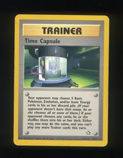 Time Capsule - 90/111 - Neo Genesis Rare Trainer - Pokemon WOTC 2000 - Image 1