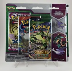 NEW Pokemon XY Mega Evolution 3-Booster Blister Pack Mega Latios Pin Rare Sealed - Image 1