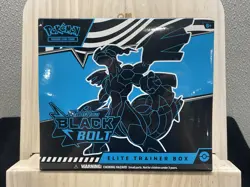 Pokemon TCG: Black Bolt Elite Trainer Box Factory Sealed In Hand See Description - Image 1