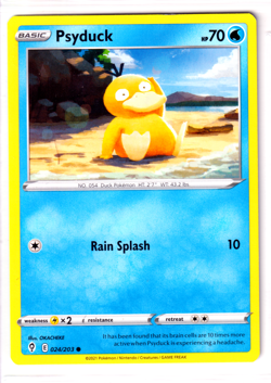Psyduck 024/203 Evolving Skies ENGLISH Common 2021 Near Mint Pokemon - Image 1
