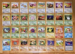 Japanese Pokemon Jungle Set Lot Of 32 Cards Uncommon / Common Near Mint Vintage - Image 1