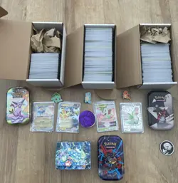 Pokemon TCG Cards Job Lot Bundle & Extras - (1250+ Cards - includes 22 EX+) - Image 1