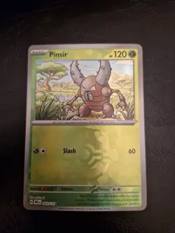 Pokemon TCG Pinsir Prismatic Evolutions 003/131 Masterball Reverse Holo Card - Image 1