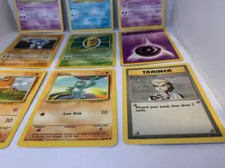 Job lot of 9 base set 1999 original pokemon cards Haunter Machoke Starmie - Image 5