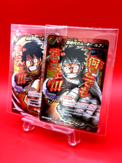 One Piece Miracle Battle Carddass Card OP21 2set- Monkey D. Luffy Japanese - Image 1