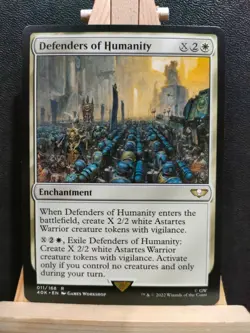 Defenders of Humanity - Warhammer 40,000 - Rare - NM (See pics) MTG - Image 1